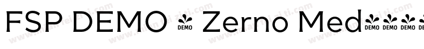 FSP DEMO - Zerno Med字体转换